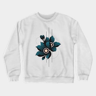 Lotus Flower Yoga Symbol Color Tattoo Aestetics 4 Crewneck Sweatshirt